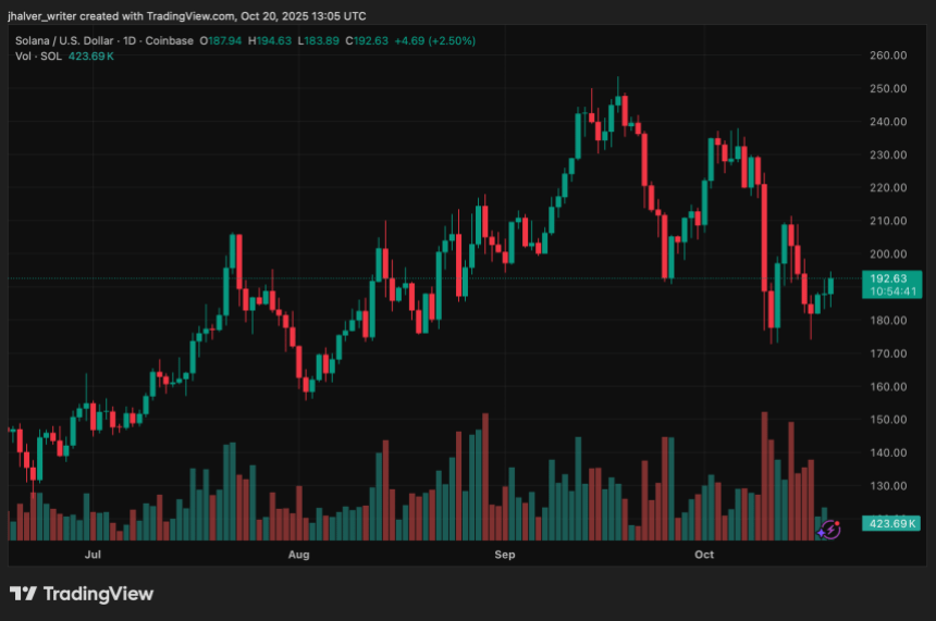 Solana保持关键支撑位并激增交易量,分析师预测将涨至250美元
